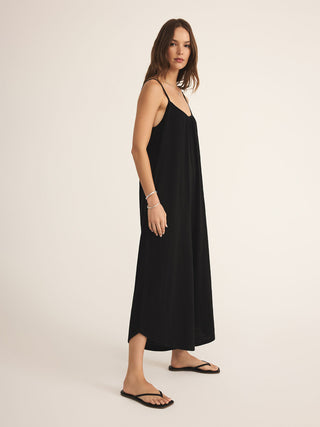 Z Supply Textured Jumpsuit - Black