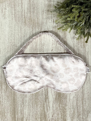 Satin Sleep Mask - Leopard