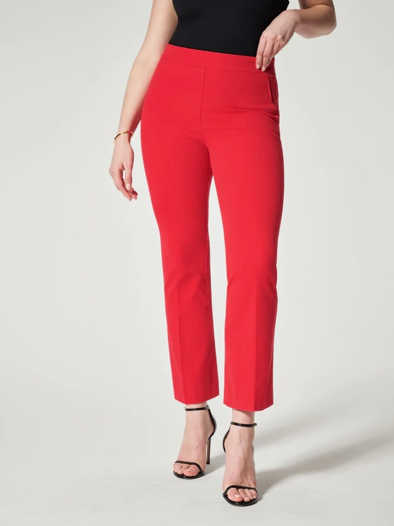 💜 SPANX The Perfect Pant, Hi-Rise Flare - 20252 True Red